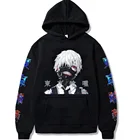 Толстовка с капюшоном Kaneki из аниме Токио худи осеньзима мужские повседневные толстовки уличная одежда пуловер большого размера для косплея топы унисекс Толстовка