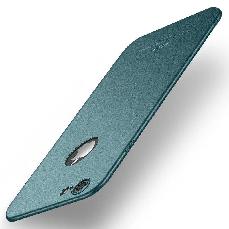 Чехол для iPhone 6 6S чехол для Apple iPhone 6 S 6S Plus чехол Msvii роскошный тонкий 360 полная защита PC матовый жесткая задняя крышка - Цвет: Зеленый