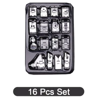 16 pcsset arts crafts sewing accessories sewing machine presser foot knitting tool parts invisible zipper pleated feet foot
