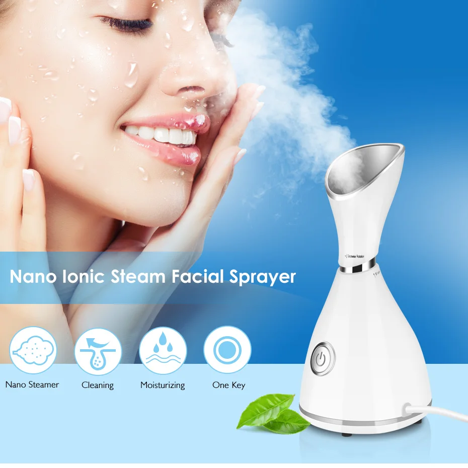 

SPA Face Steamer Sprayer Sauna Facial Humidifier Skin Care Facial Moisturizing Cleaner Home Use Nona Iron Beauty Face Steamer