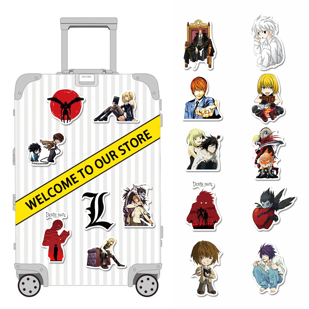 50 шт в наборе короткая футболка с героями из японского аниме тетрадь смерти