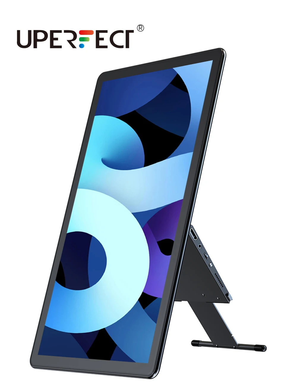 

New UPERFECT y 15.6 Inch Touchscreen Portable Monitor FHD 1080P TYPE C HDR Second Display Screen With Adjustment Smart Stand