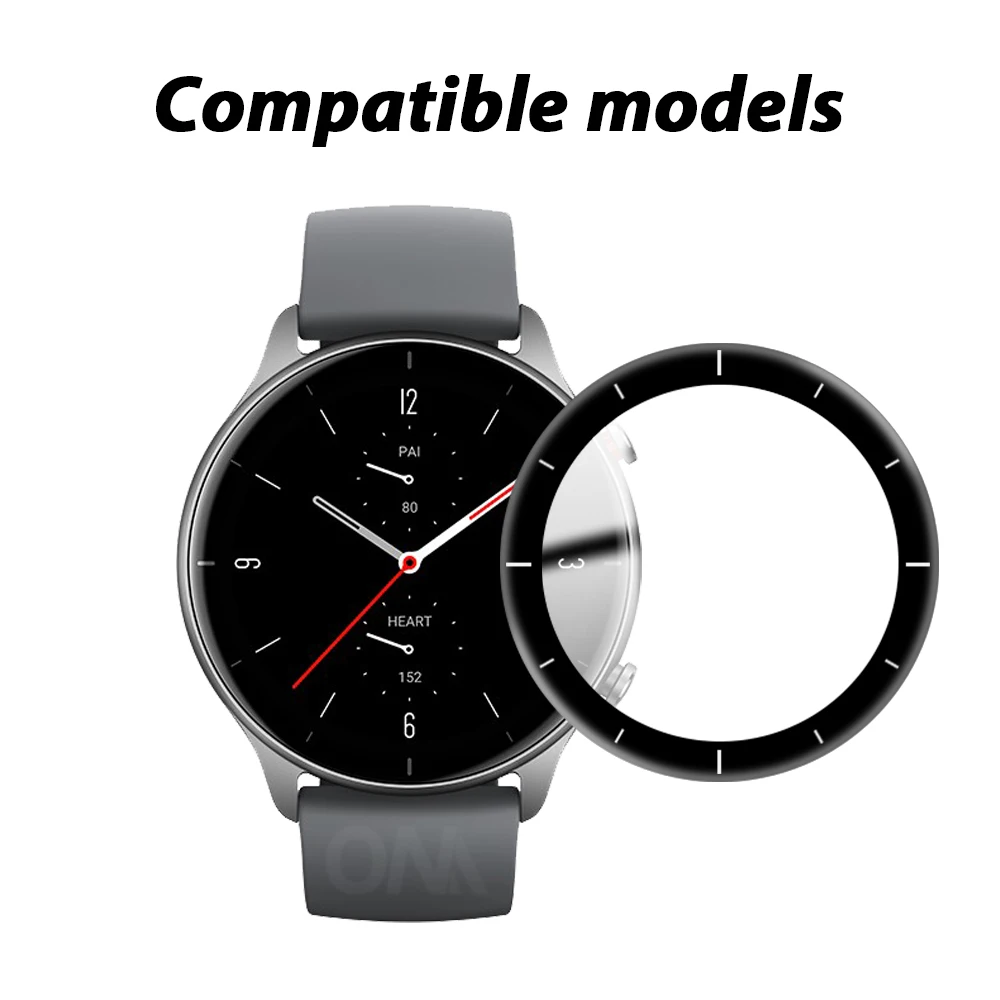 20D полное покрытие экрана протектор для Huami Amazfit GTR 2 2E Смарт-часы Защитная пленка 3