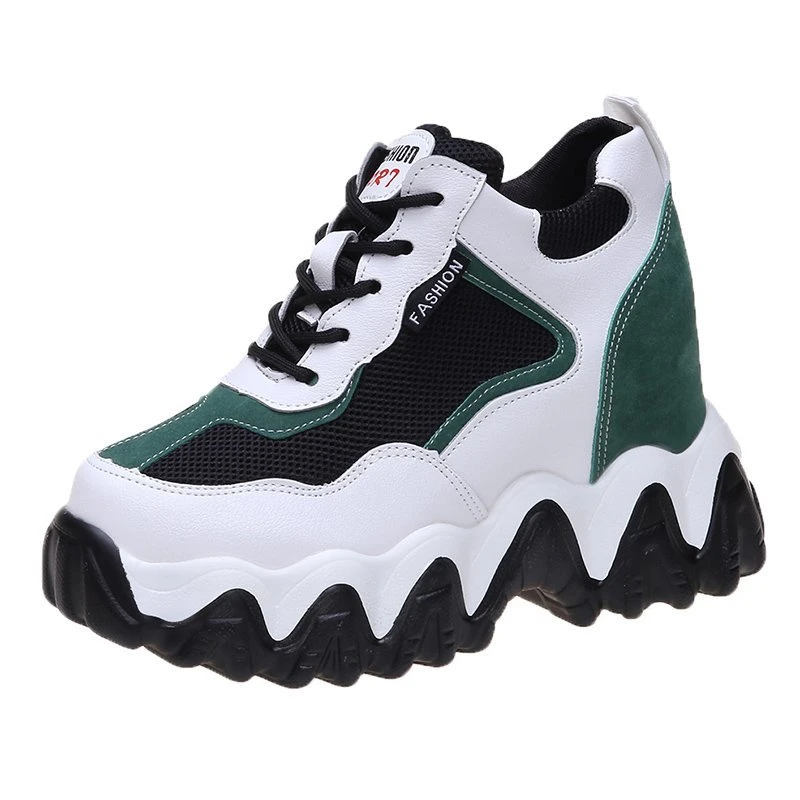 

Wedges Shoes For Women 2020 Platform Chunky Sneakers Brand Designers Fashion Casual Shoes Woman Vulcanized Shoes Ladies 9cm