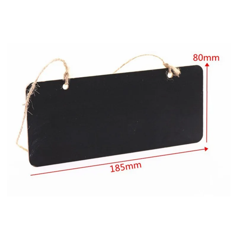 

Blackboard for Chalk Wooden Graffiti Drawing Memo Writing Coffee Shop Display Message Office Hanging Small Chalkboard With Rope