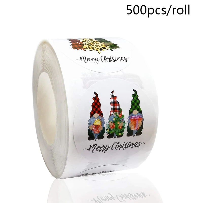 

500 шт./рулон, наклейки на рождественскую елку
