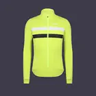 2019 новая неоновая желтая зимняя флисовая велосипедная кофта со светоотражающей полосой городская велосипедная одежда дорожная mtb термокофта