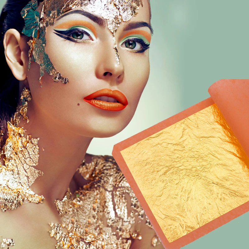 Листочек из съедобного золота листочек настоящее золото хлопья фольга позолота