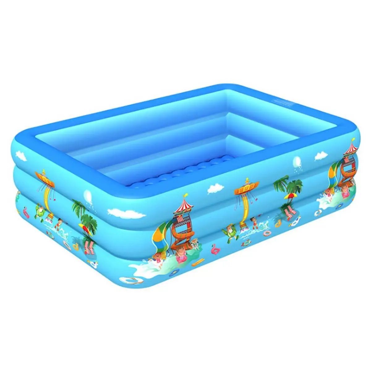 

120/130/150 CM Rectangular Inflatable Swimming Pool Paddling Pool Bathing Tub Outdoor Summer Swimming Pool For Kids Square