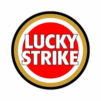 1313cm creative for lucky strike car sticker motorcycle bumper trunk laptop window decals vinyl car styling decoration