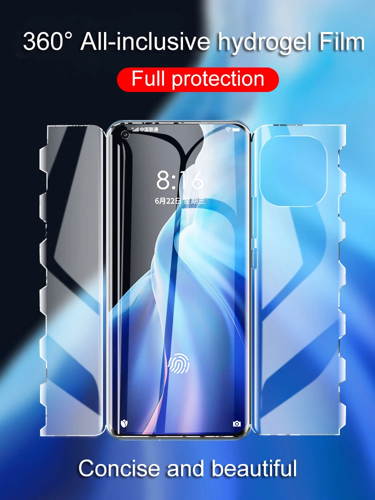Xiaomi13Pro 12Pro 12X MIX4 Front Back Screen Protector For Xiaomi 11Ultra 11Pro Soft Butterfly Hydrogel Film Xiaomi10Pro 10Lite
