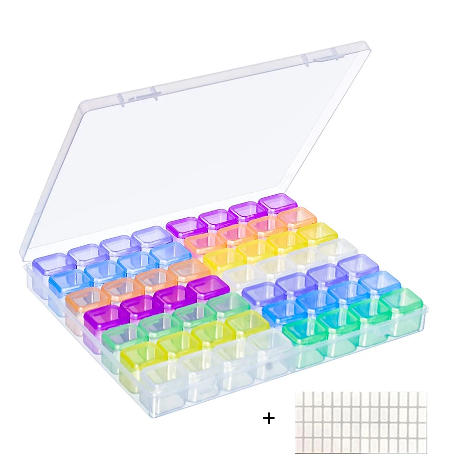 Пластиковый контейнер для хранения 28 и 56 ячеек | Дом сад