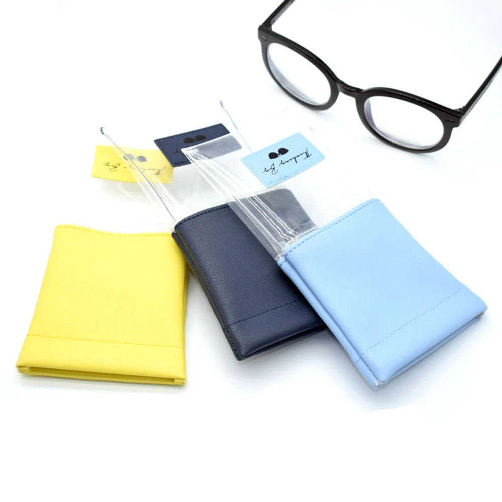 

Personality Splicing Bullet-mouth Sunglasses Bag Retro Fashion Portable Pressure-resistant Myopia Glasses Bag