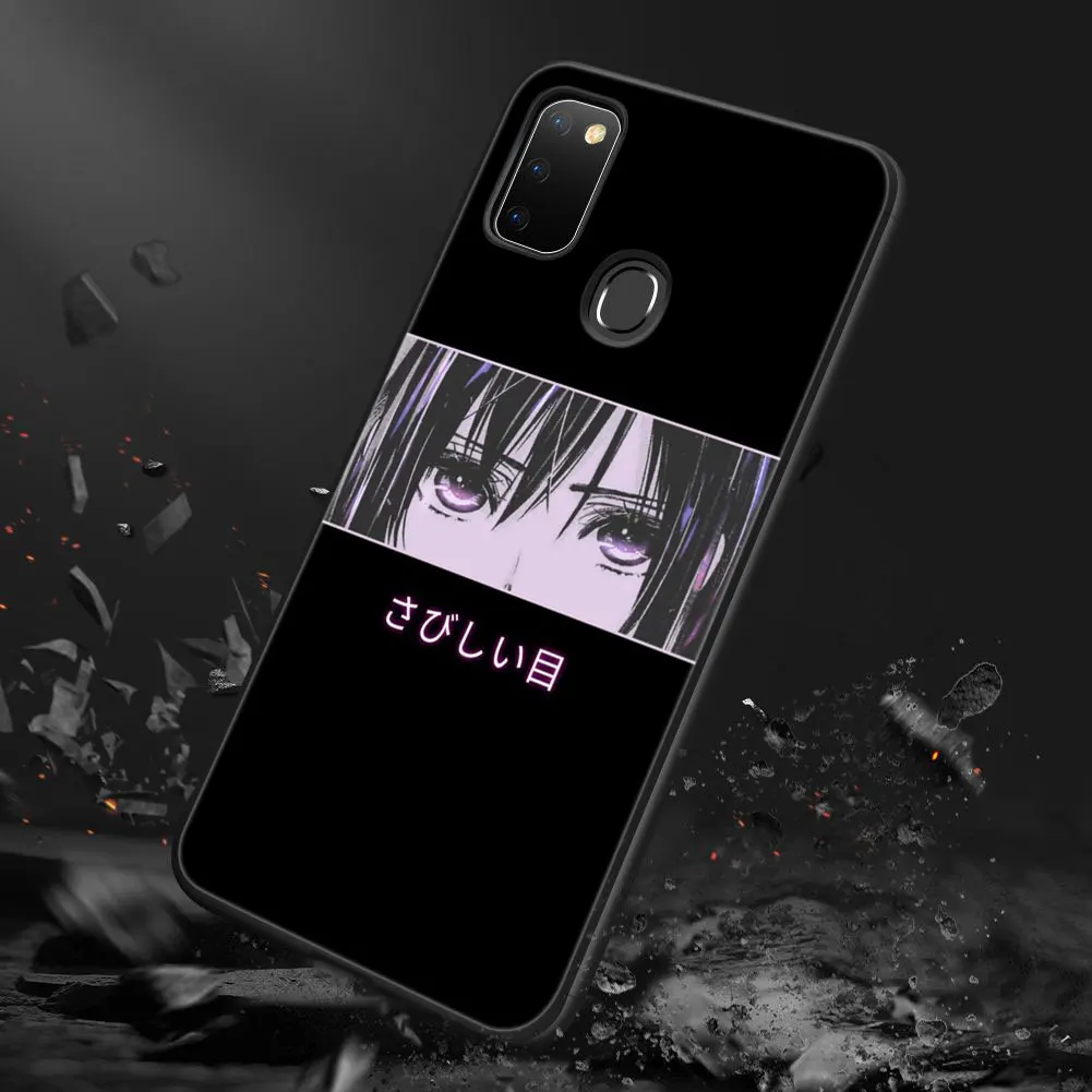 LEWD Sad Japanese Anime Case For Samsung Galaxy M12 M11 M21 M02S M42 M30S M31S M40S M51 M32 M01 J2 Core J6 J8 2018 J4 Plus Cover