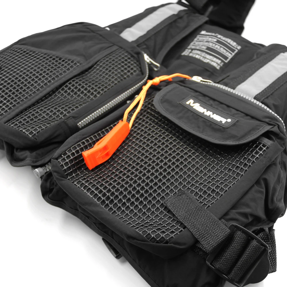 

MANNER Universal Adjustable Breathable Fishing Vest Outdoor Sports Fishing Tackle Waistcoat Jacket Fly Swimming Vest