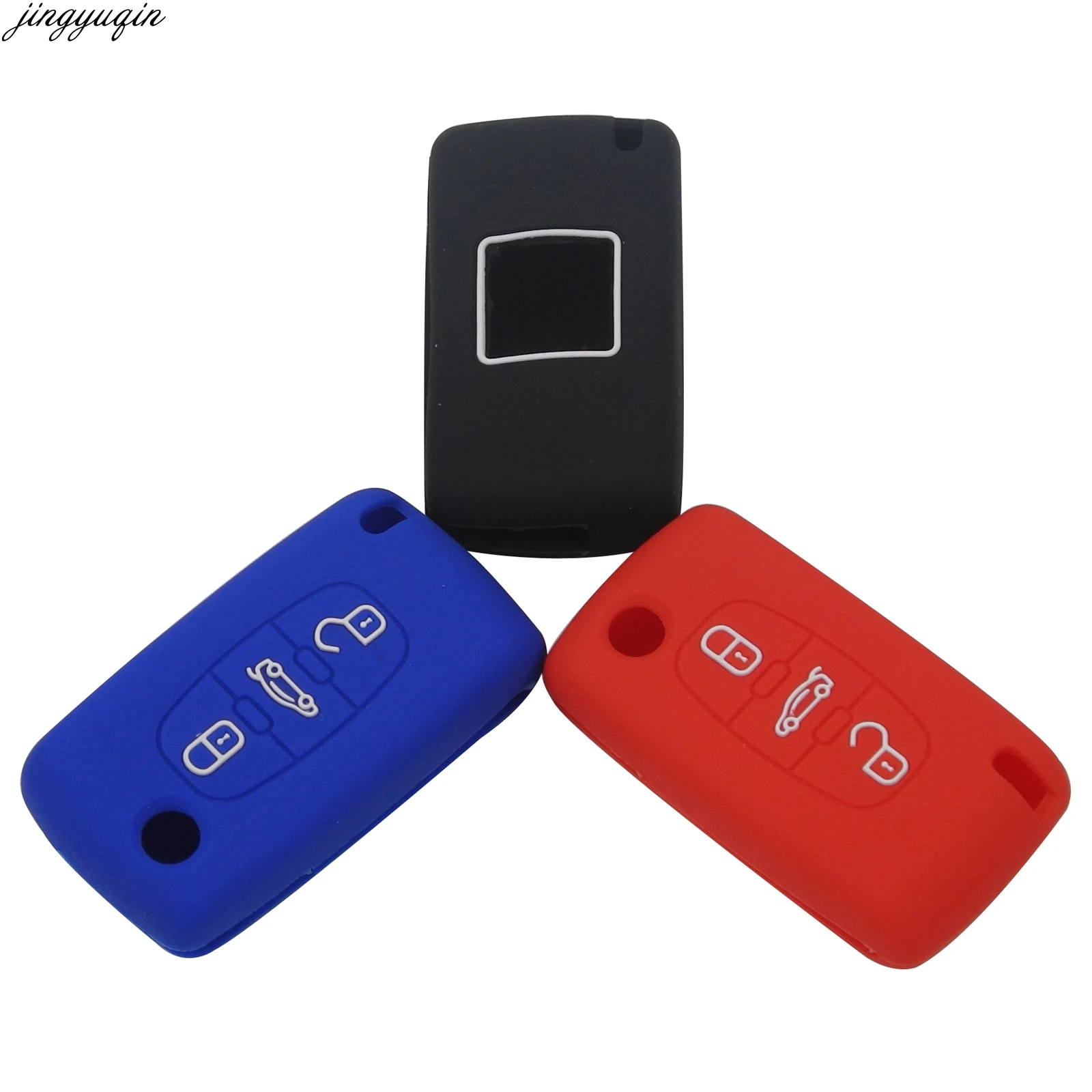 10 шт в упаковке новая силиконовая ключница для переноски чехол флип ключа