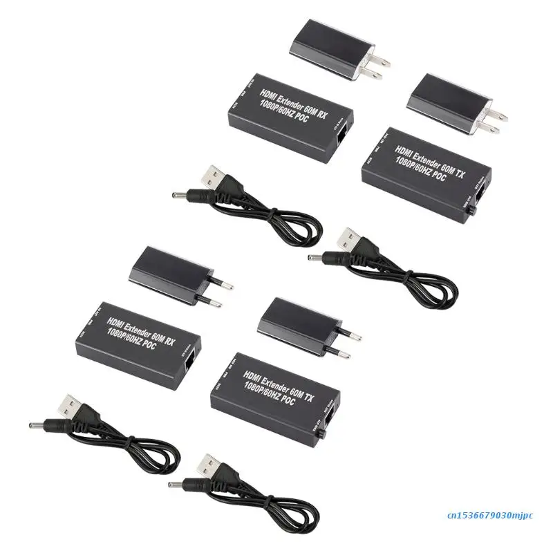 Удлинитель RJ45 Cat5e Cat6 Ethernet 60 м HDMI-совместимый | Компьютеры и офис
