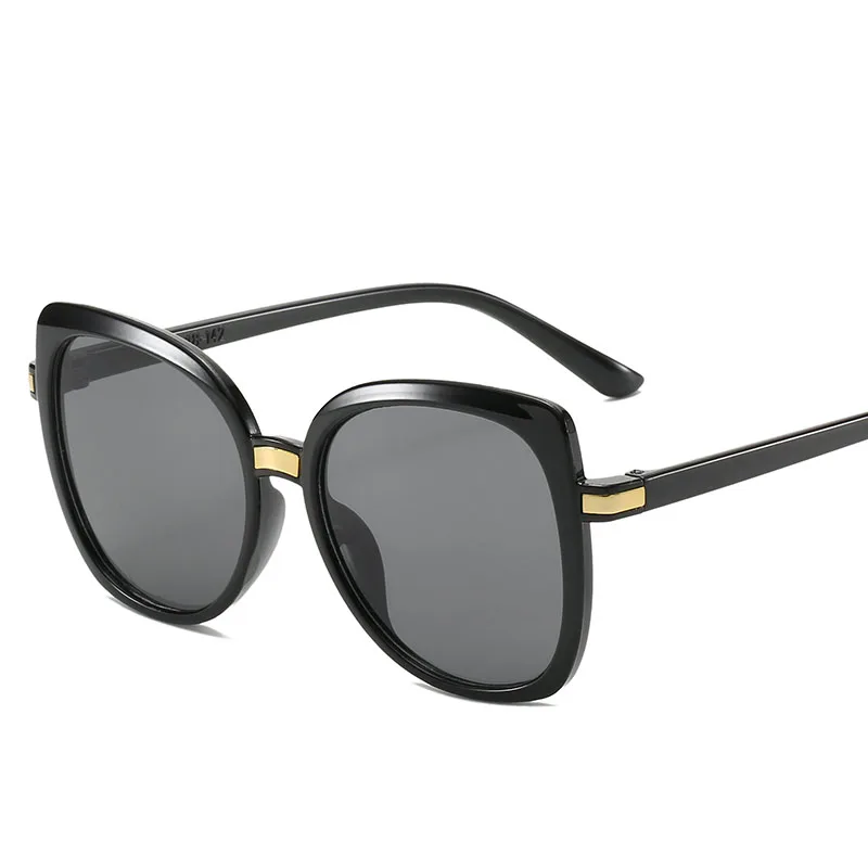 

Женские солнцезащитные очки кошачий глаз, Винтажные Солнцезащитные очки с затемненными цветными линзами, брендовые дизайнерские очки, нов...