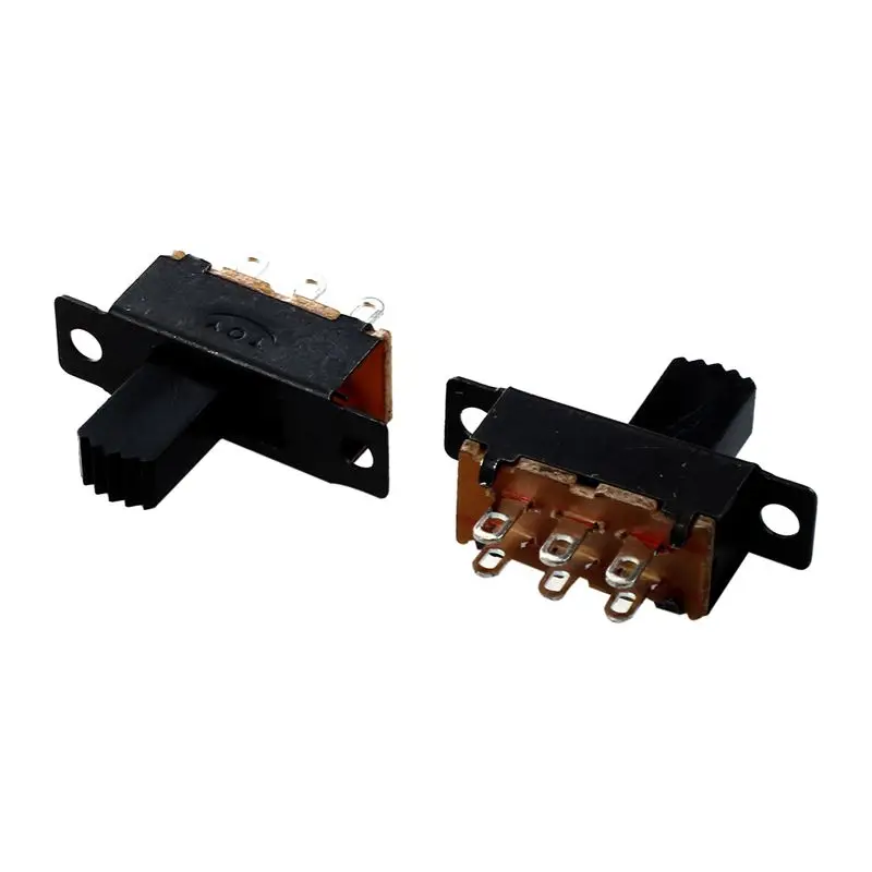 10 шт. 6 штифтов 2 положения DPDT ВКЛ/ВЫКЛ мини скользящий переключатель|Чистящие