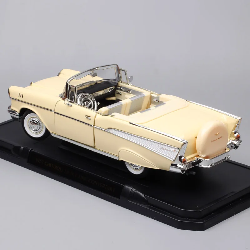 1/18 масштаб Большой Классический 1957 CHEVROLET BEL воздушный трансформер chevy Diecasts wagon Игрушки транспортные средства мышечные автомобили модели дорожный знак