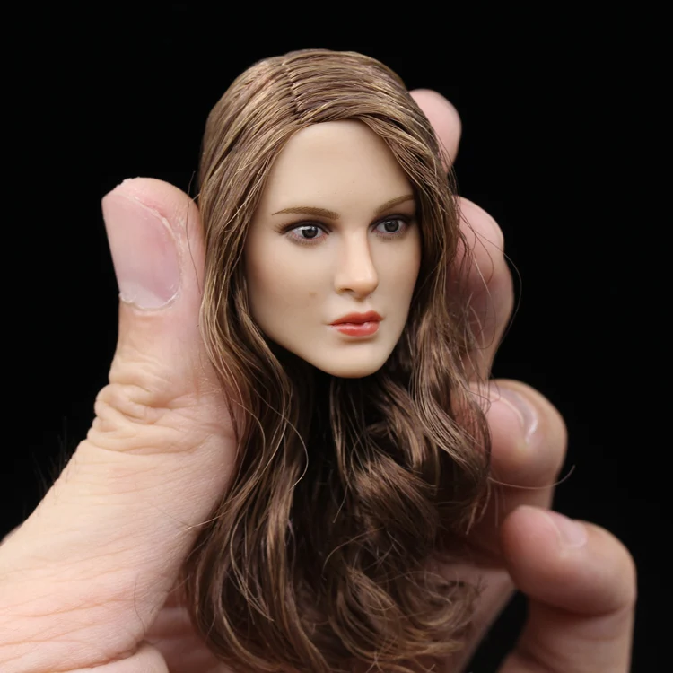 Масштаб 1/6 женская голова европейская головка KT008 резьба модель 12 дюймов Женская