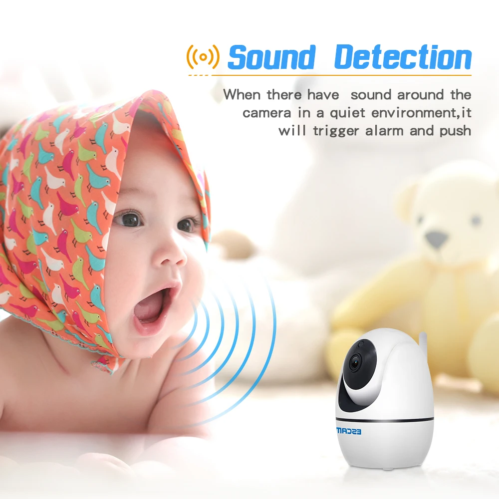 ESCAM 1080P IP Камера Беспроводной WI-FI для наблюдения безопасности автоматическое