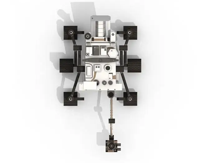 Бумажная модель для самостоятельной сборки с интересным принтом Mars Explore Rover