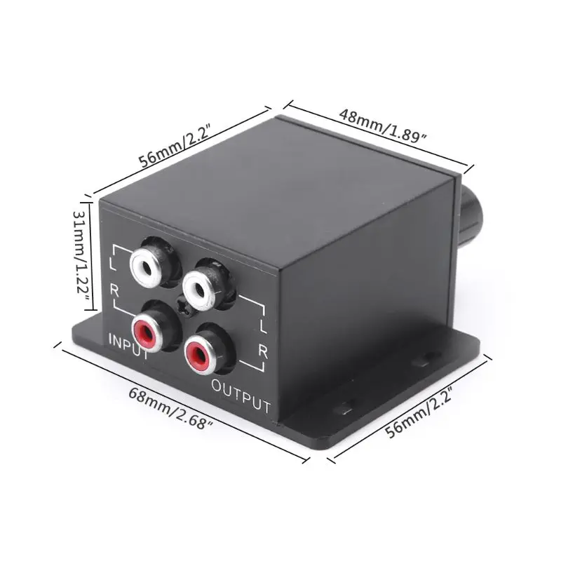 

Car Regulator Amplifier Bass Subwoofer Stereo Equalizer Controller 4 RCA A0NE
