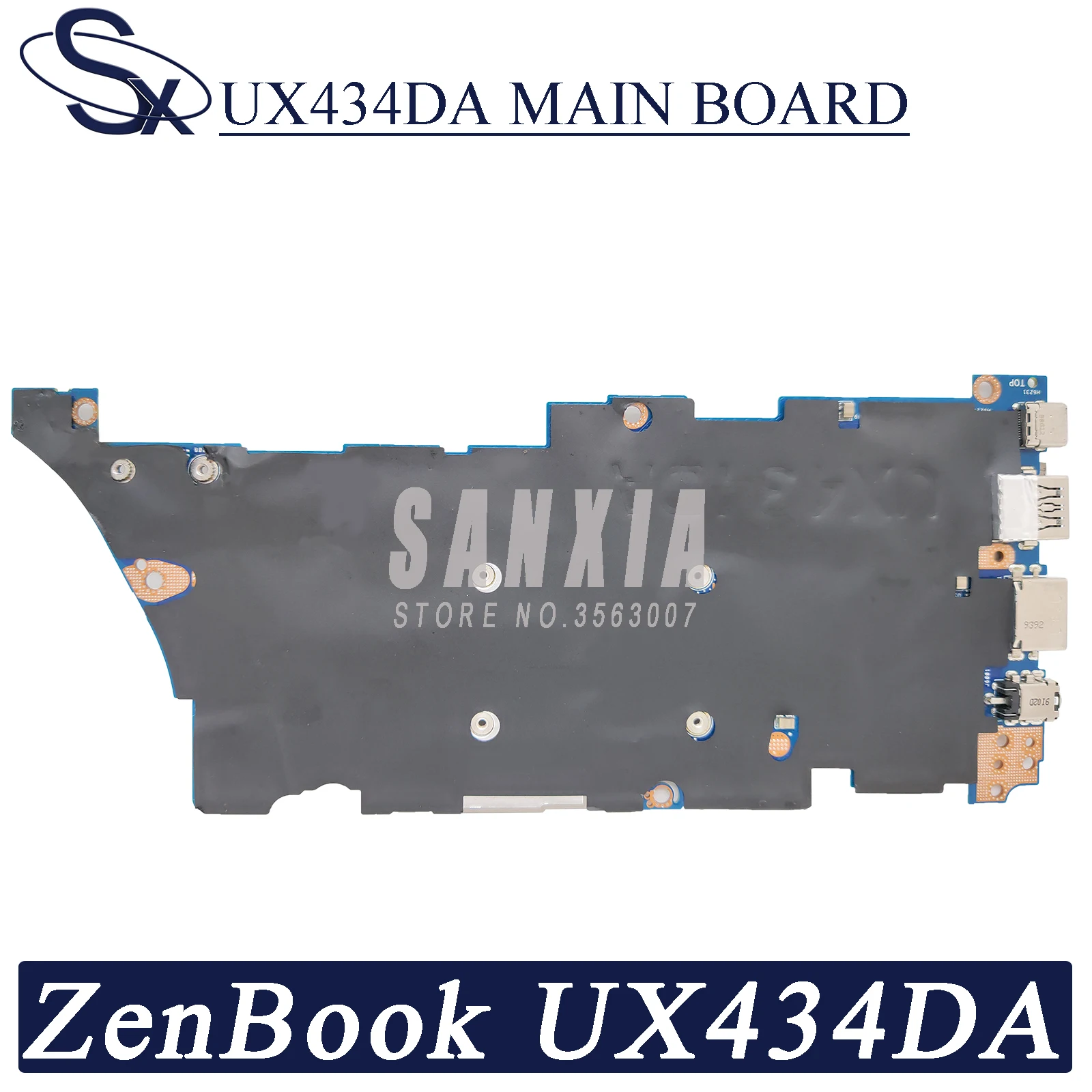 kefu ux434da laptop motherboard for asus zenbook ux434da ux434d original mainboard 8gb ram r5 3500u free global shipping