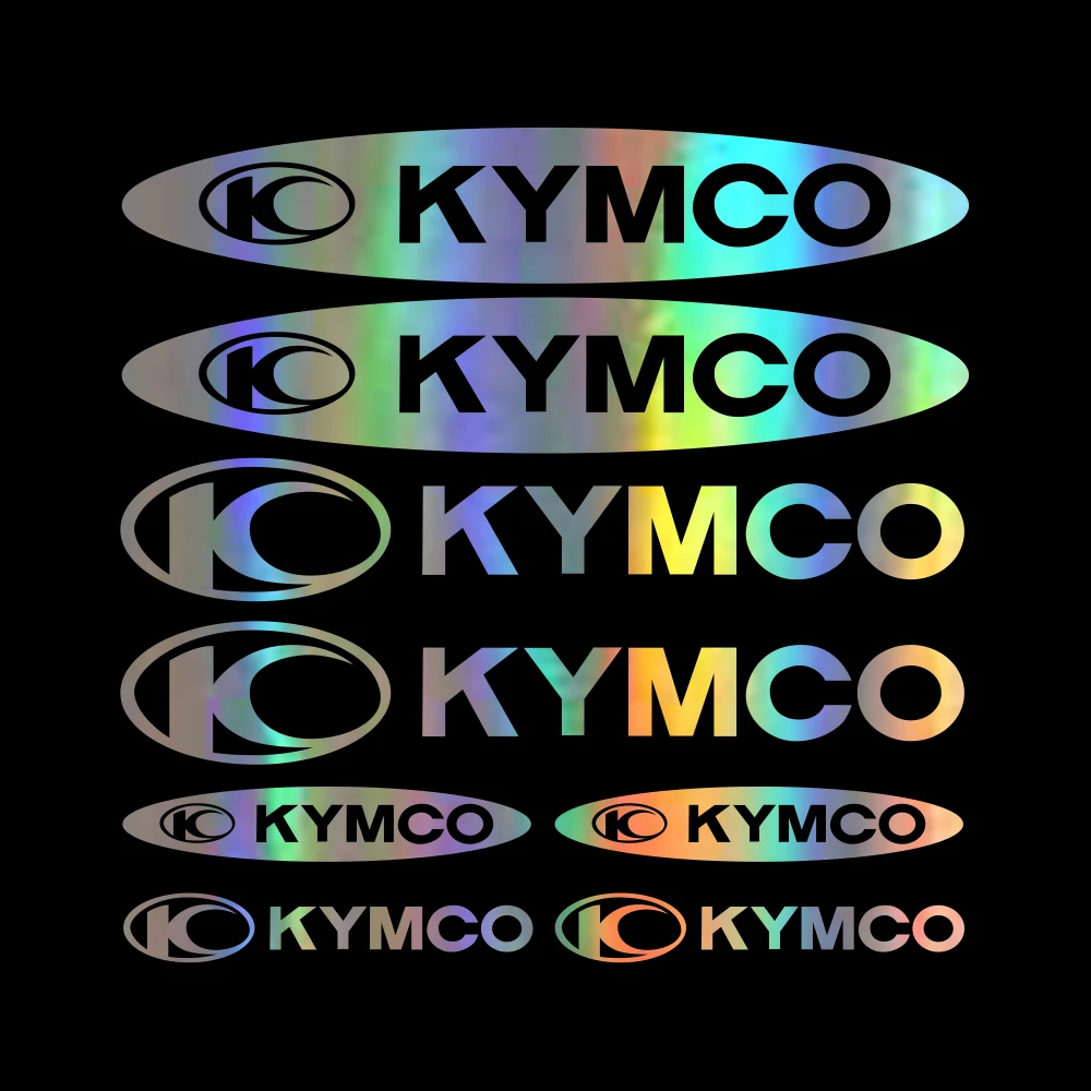 

12pcs for KYMCO Vinyl Decal Sheet Motorcycle Sponsors Auto Tuning Bike Frame Stickers Waterproof Bike Accessories 27CMx27CM