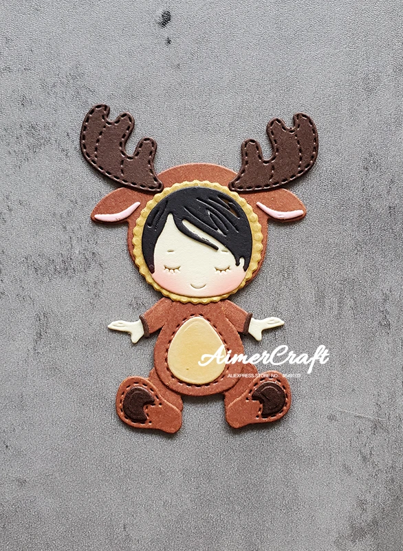 Elk детские животные металлические режущие штампы форма нож трафарет для