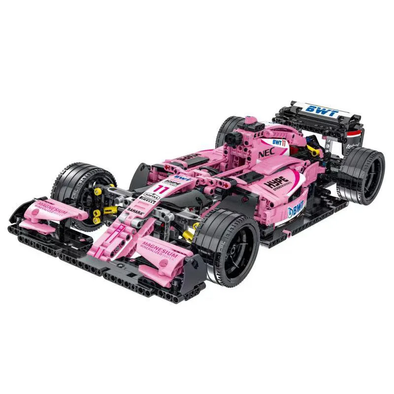 

1116 PCS Formula F1 Racing Car Model Building Blocks Bricks Technical Series Pink Creator Car Toys Kids Birthday Boys Gifts Kids
