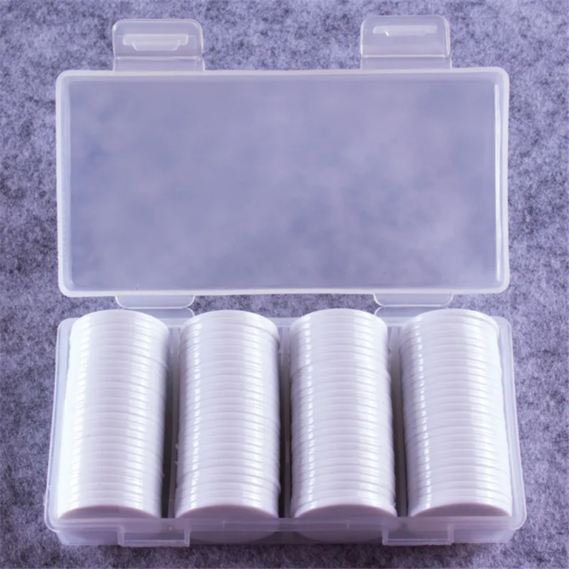 

100Pcs 25mm Plastic Poker Chips Bingo Markers for Fun Family Club Carnival Bingo Board Game Supplies 9 Colors With Plastic Box