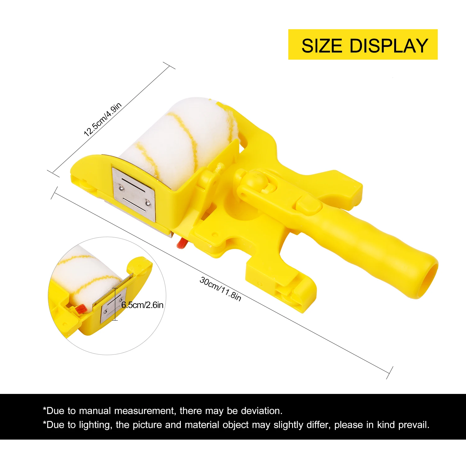 

New Paint Roller Wall Brushing Tool Trimming Color Separation Roller Brush Set Multifunctional paint roller Wall brush tool