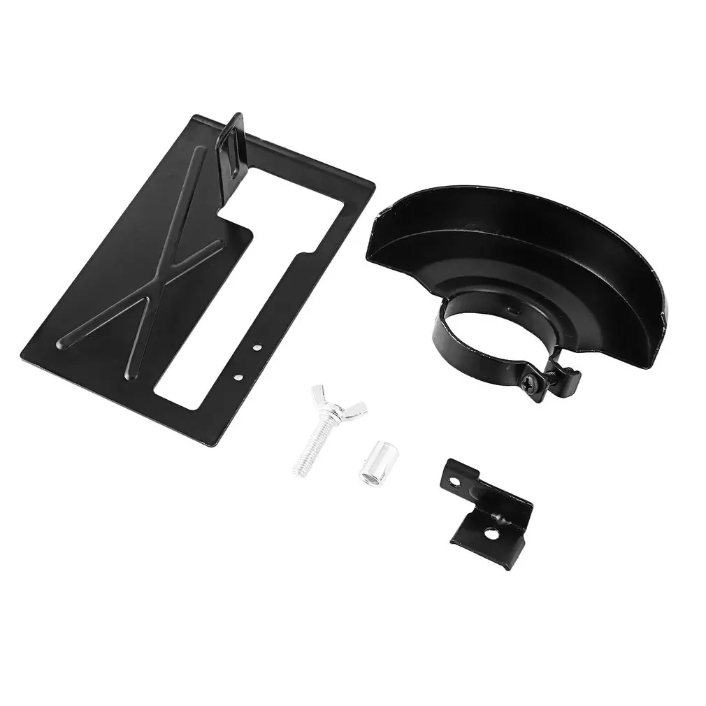 

New Angle Grinder Cutting Machine Lengthened Cutting Support Sand Holder + Protective Cover Woodworking Power Tools