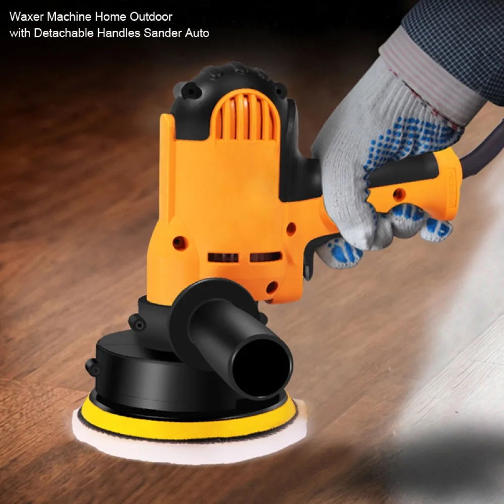 

Car Polisher Variable Speed Electric Orbital Polisher with Detachable Handles Sander Auto Waxer Machine Home Outdoor