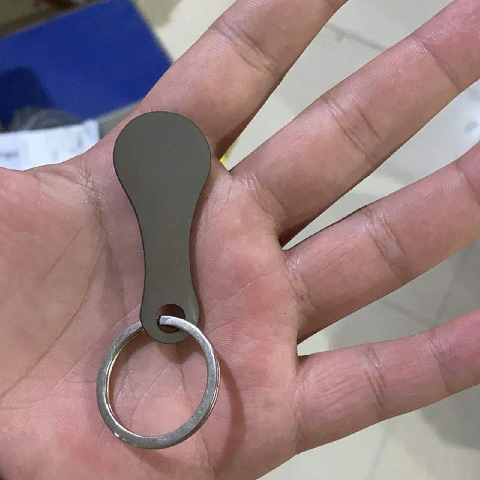 

1PC Metal Aluminum Alloy Key Ring Shopping Trolley Tokens Key Chains Key Keyrings Gift Wholesale Accessories Decortion2021