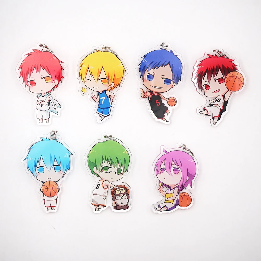 Брелок Kuroko's в стиле баскетбольного аниме Kuroko Tetsuya Kagami Taiga кисэ рёта Aomine Daiki Midorima