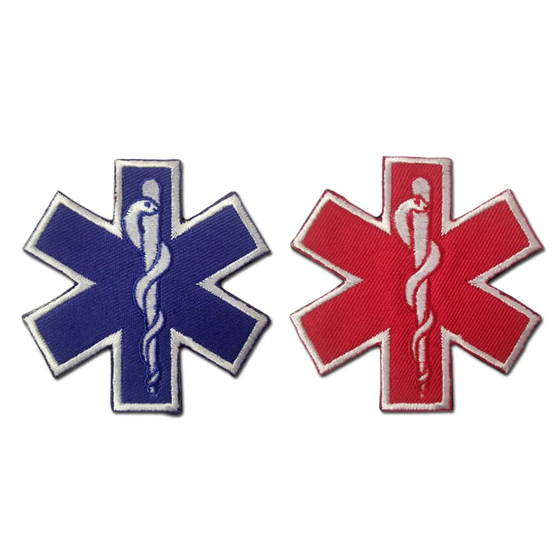 Значок с логотипом Синяя звезда жизни |