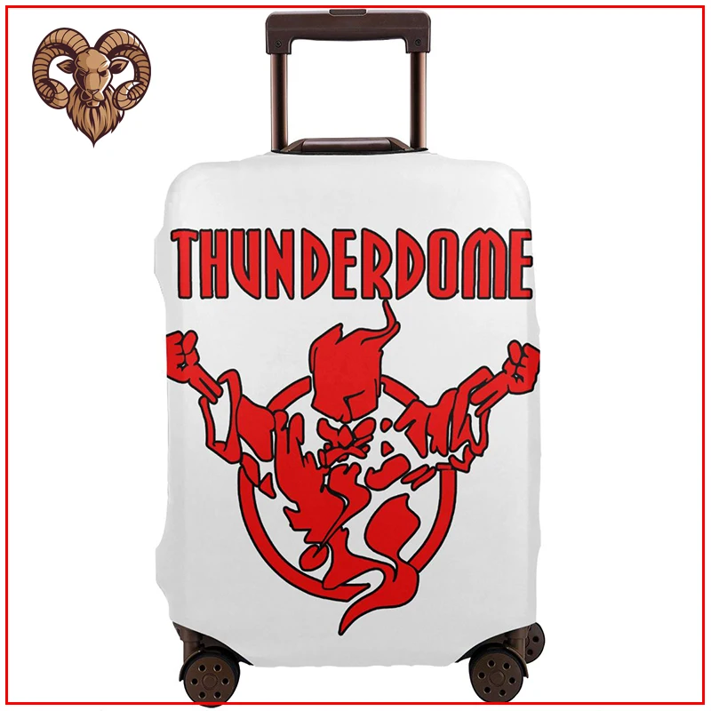 Thunderdome красный логотип Дорожный чемодан протектор 2020 Новый Забавный DIY Дизайн