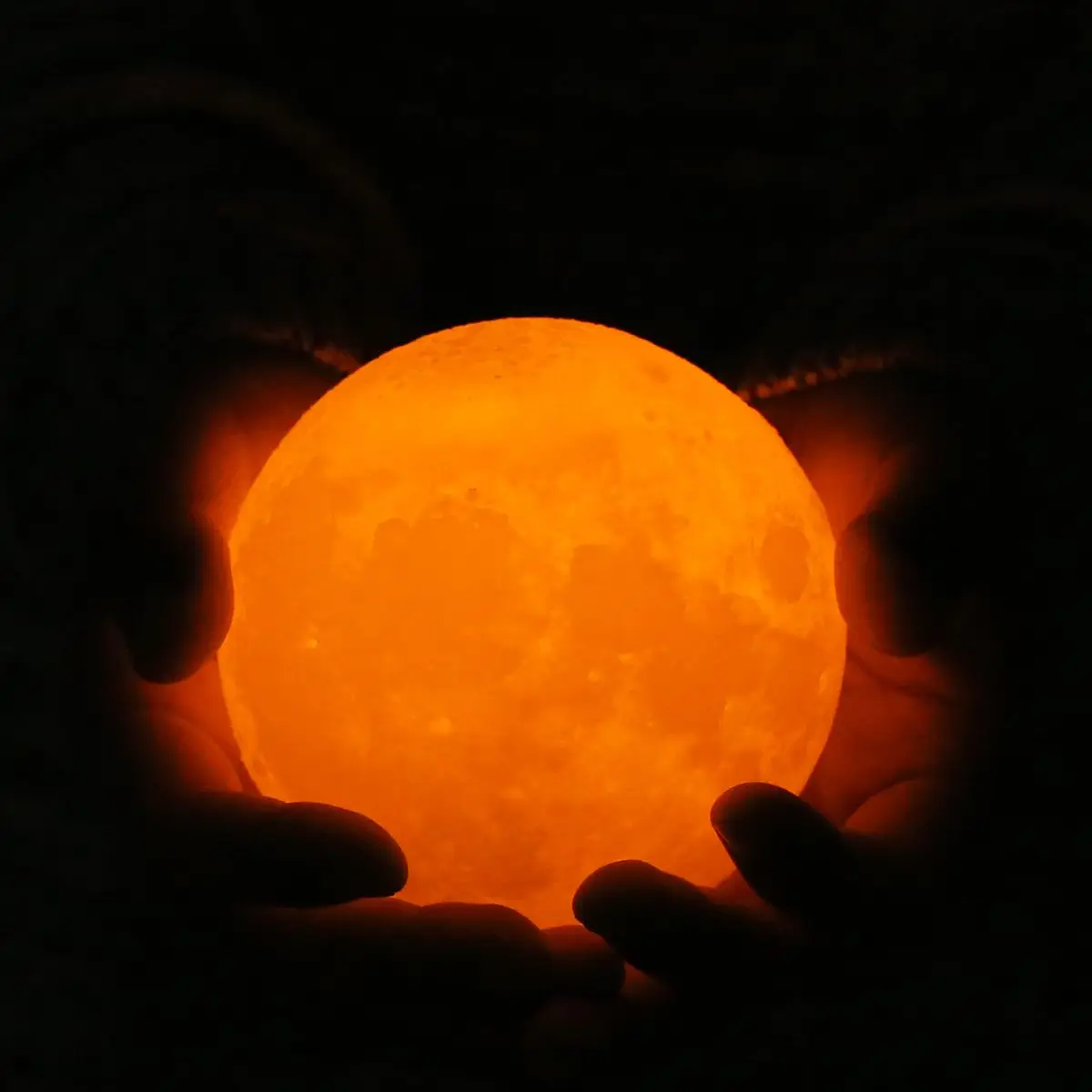 Новый 3D напечатанный лунный светильник современная скульптура украшение для