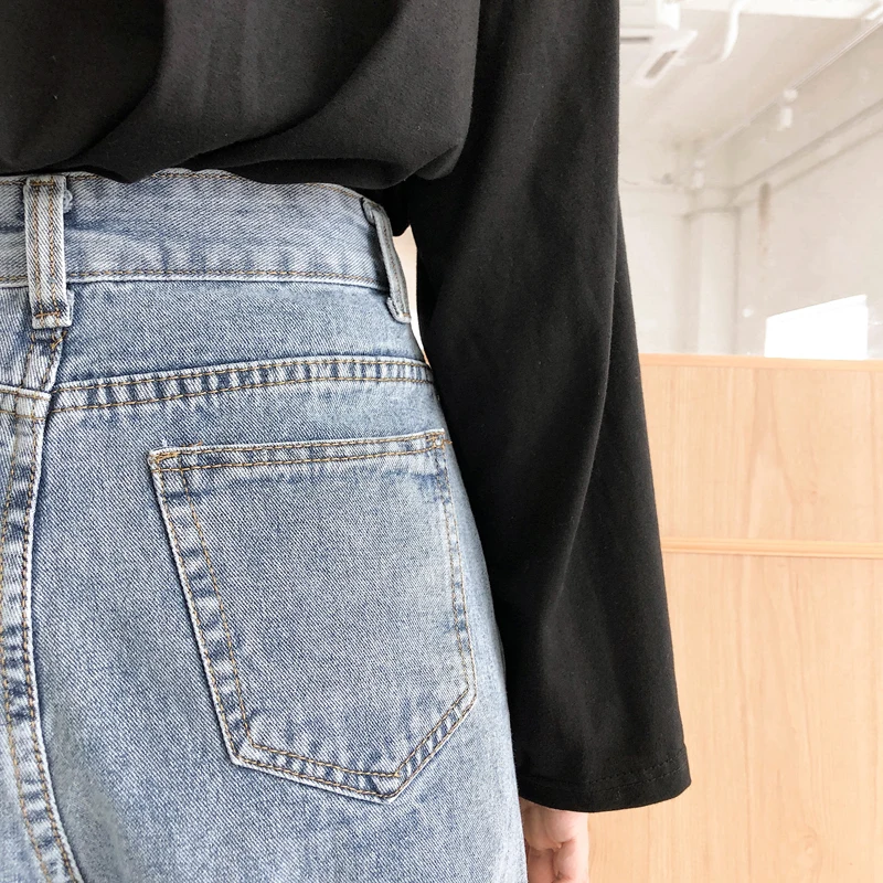 

Jeans Woman Loose High Waist Casual Harem Pants boyfriends Mom Jeans Streetwear Denim Pants Jeans Femme Pants Trousers