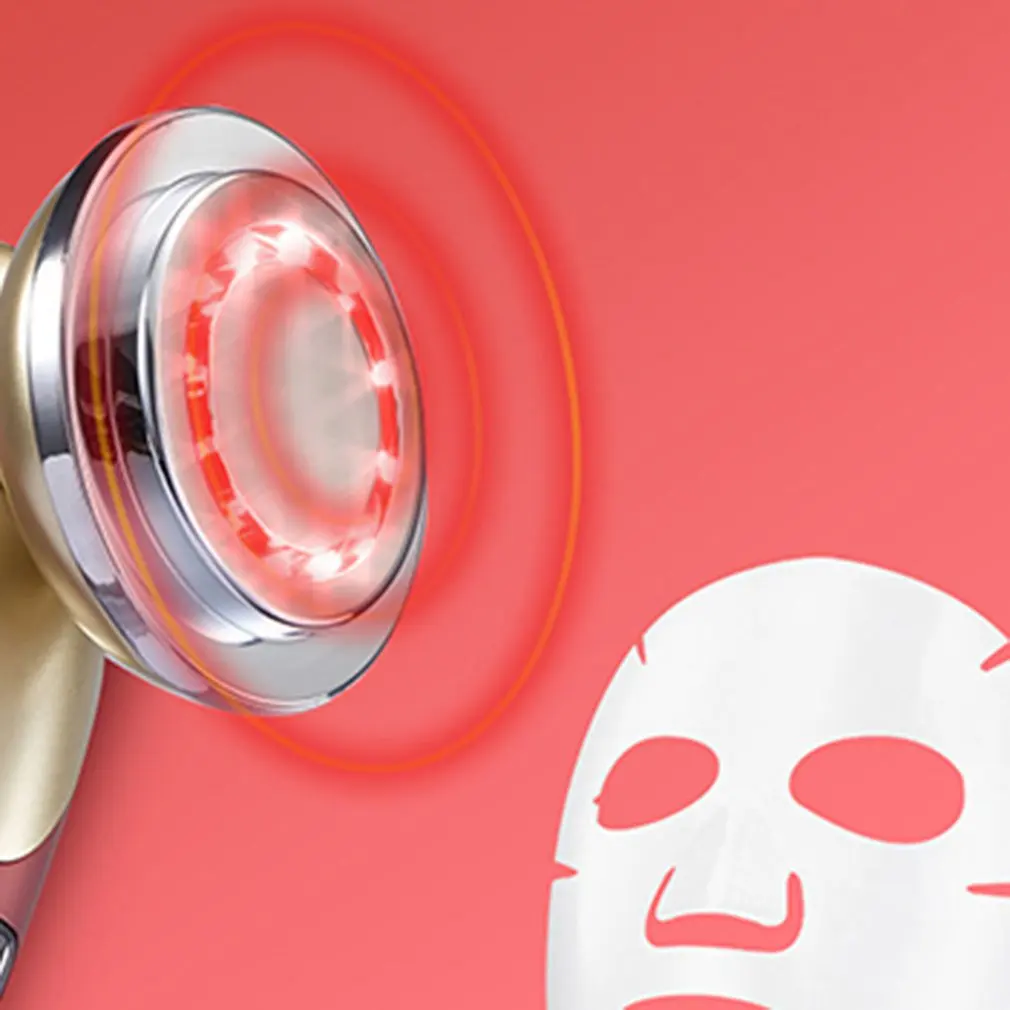 

Beauty Instrument Facial Photon Massager Skin Rejuvenation Cleanser Home Importer Micro Current Heating