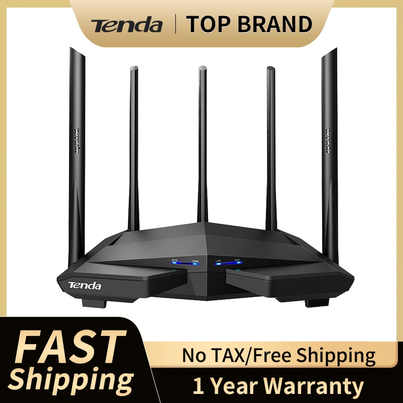 Tenda AC11 маршрутизатор AC1200 гигабитный 2 4 ГГц 5 0 двухдиапазонный 1167 Мбит/с