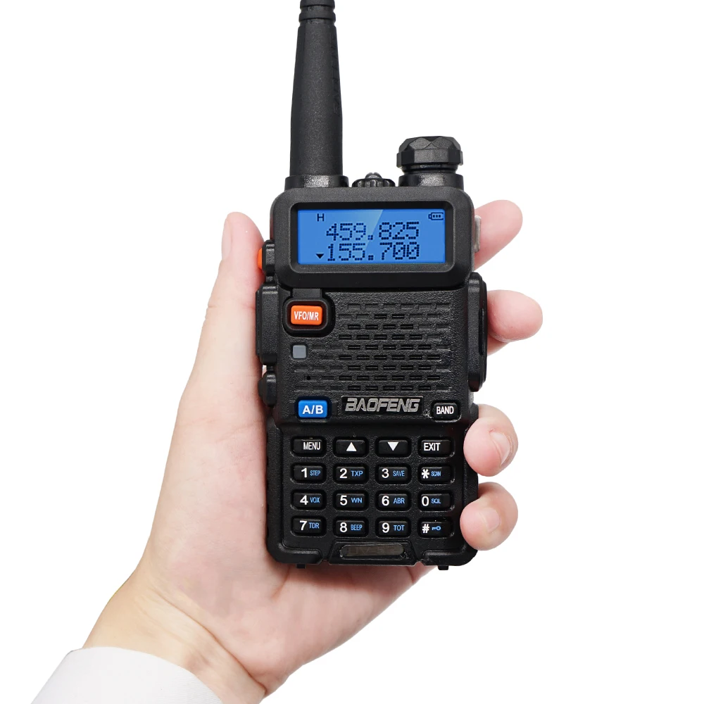 Двухдиапазонная двухсторонняя рация Baofeng UV 5R 128CH VHF UHF FM VOX Ham CB радио наружный