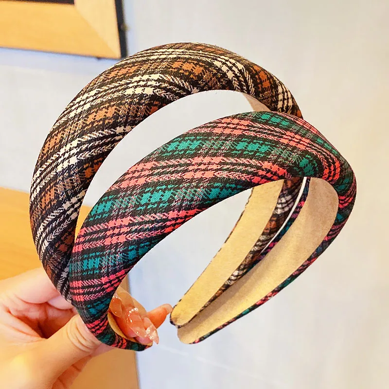 Новинка Женские винтажные элегантные полосатые резинки для волос в этническом