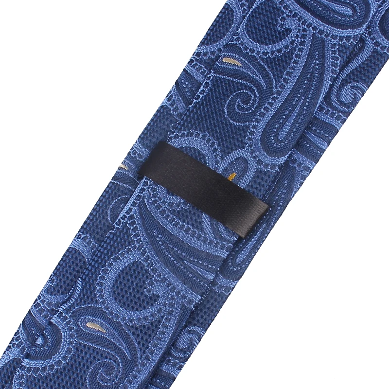 Узкий мужской галстук с пейсли жаккардовые Тканые Полосатые Галстуки для мужчин