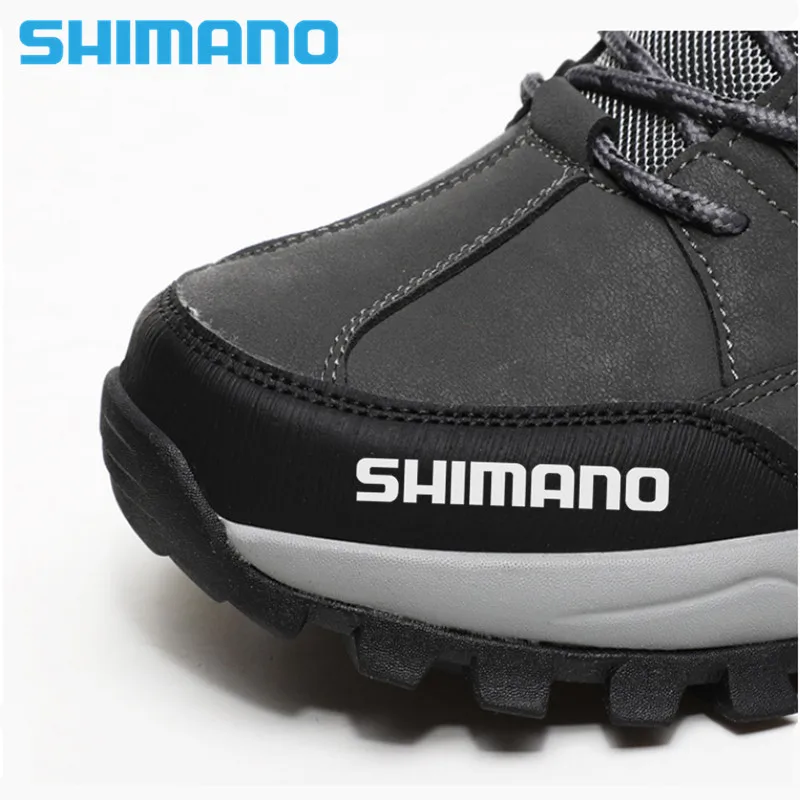 

Winter Men Hiking Fishing Shoes Anti-skid Mountain Climbing Boots Outdoor Athletic Breathable Waterproof Anti-wear Fishing Shoes