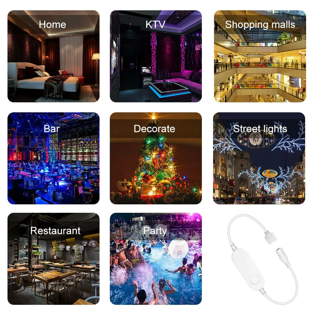 1/3/5 шт Tuya приложение Smart Life 12 24V Wi Fi цветовая температура/RGB/RGBW/RGBCCT светодиодный