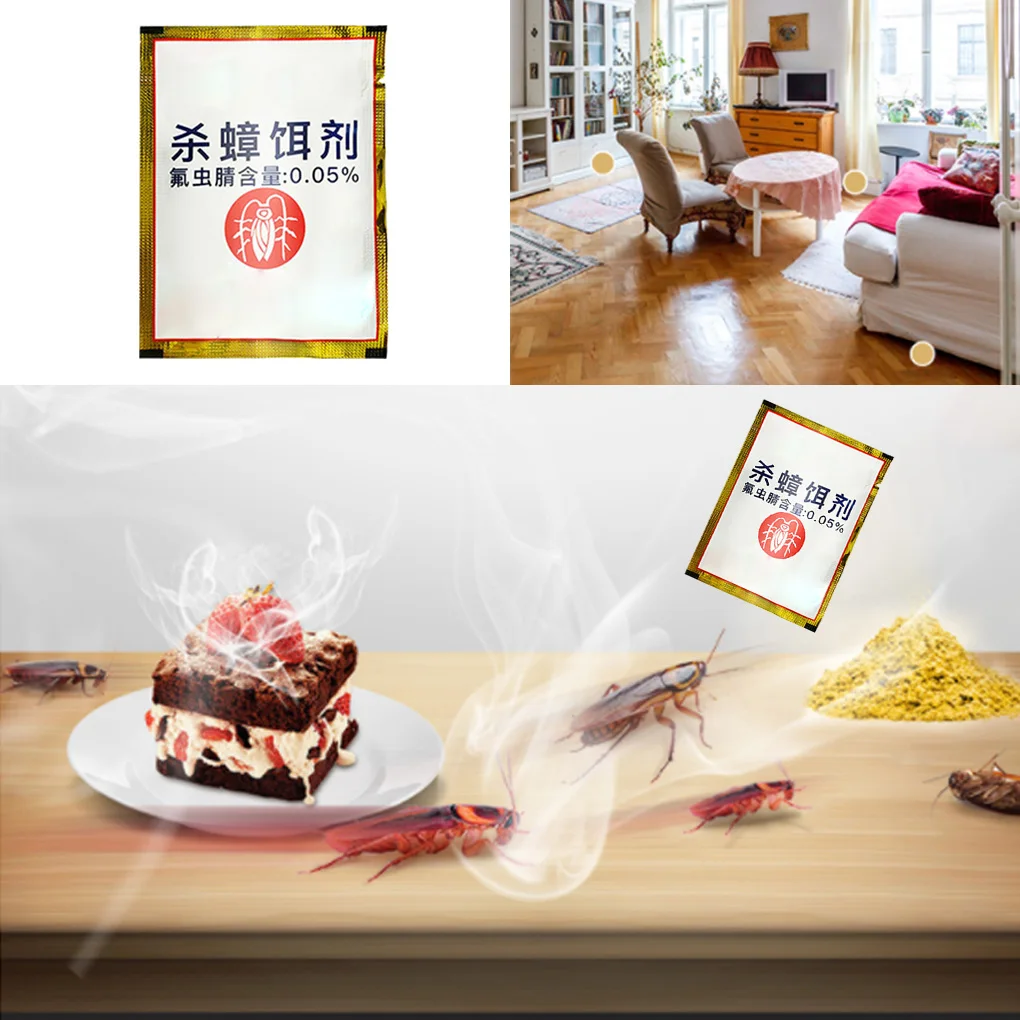 Эффективный порошок против тараканов 10 шт./набор убийца приманка специальный